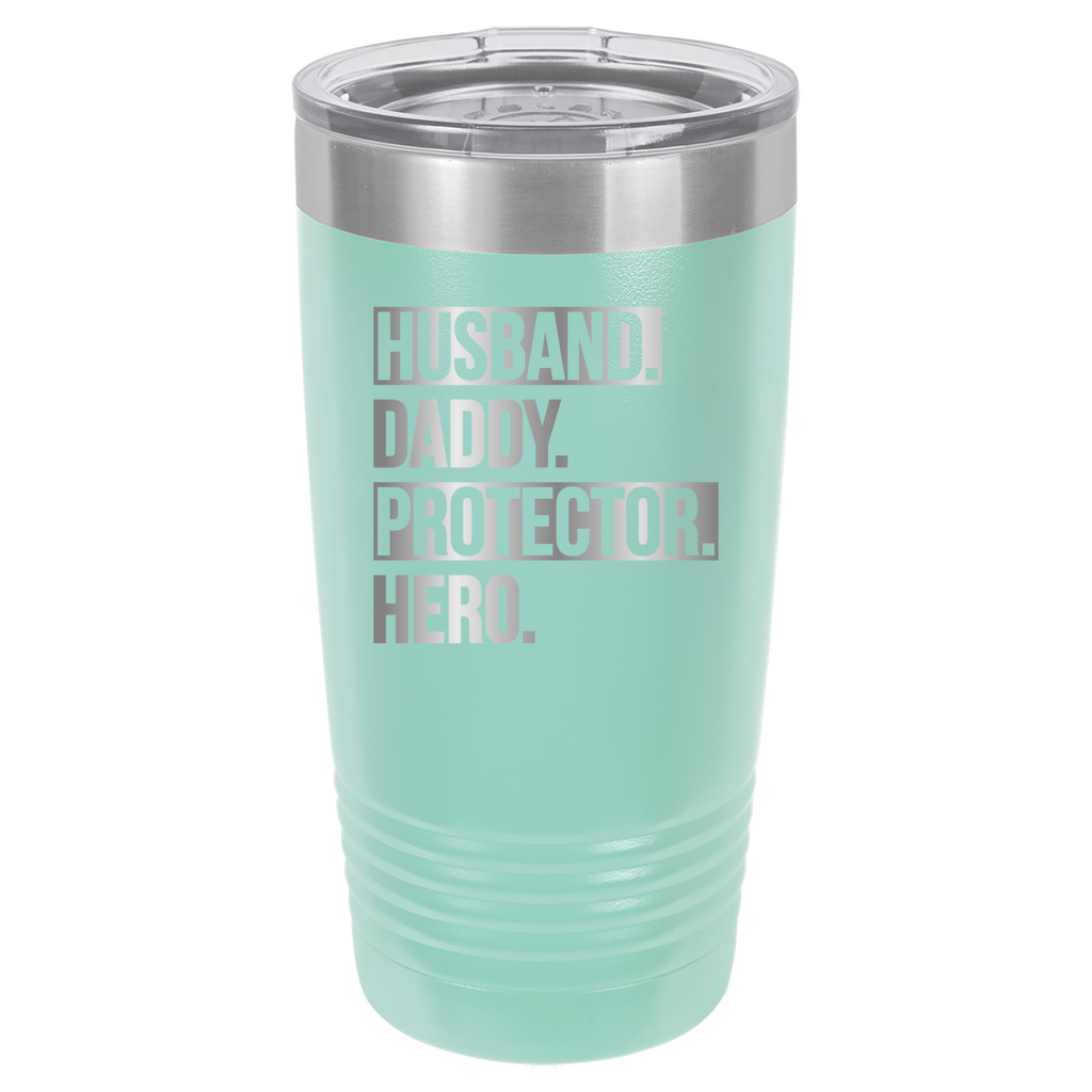 Father's Day "Husband. Daddy. Protector. Hero. 20oz Polar Camel Tumbler image 15
