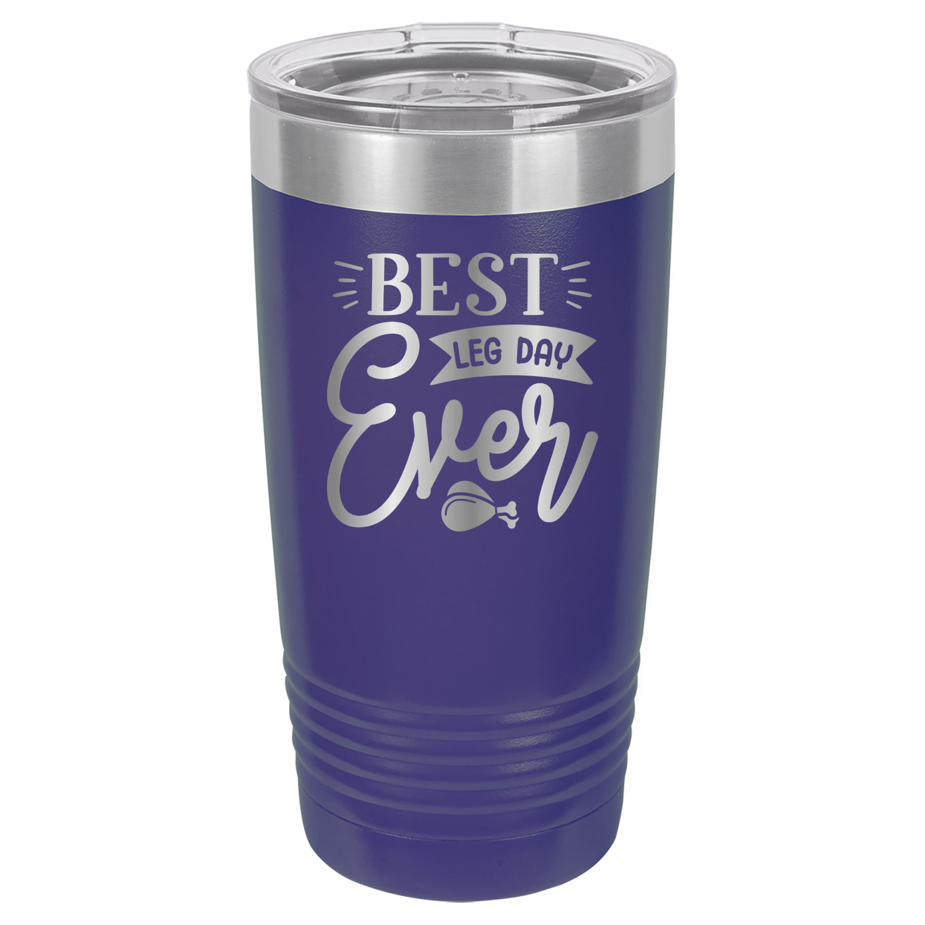 Best Leg Day Ever - 20oz Polar Camel Tumbler - Purple image