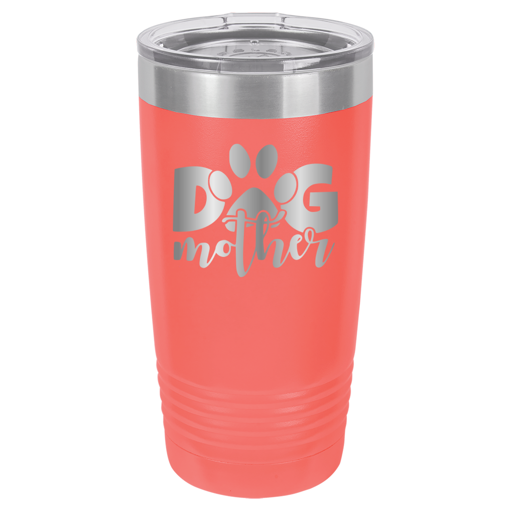 Dog Mother - 20oz Polar Camel Tumbler - Coral image