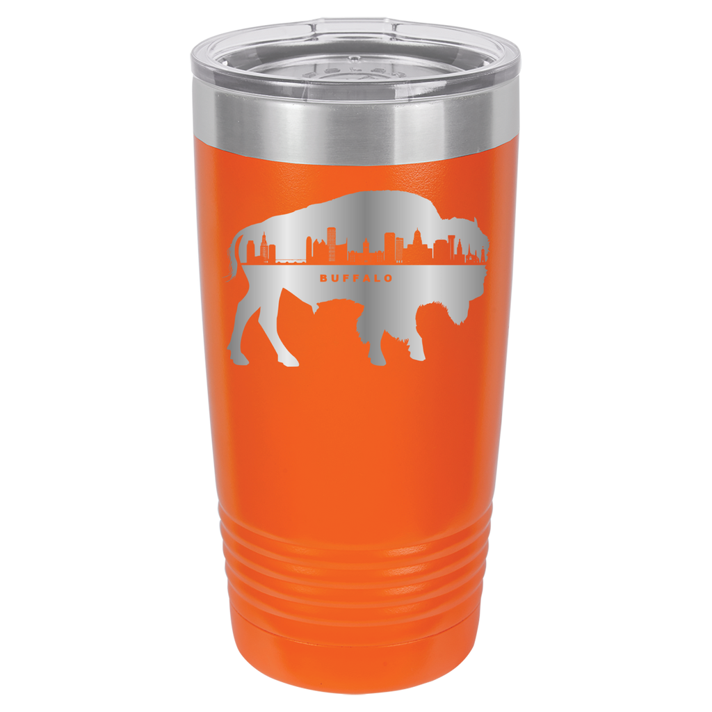 City of Buffalo NY Skyline 20oz Polar Camel Tumbler image 11