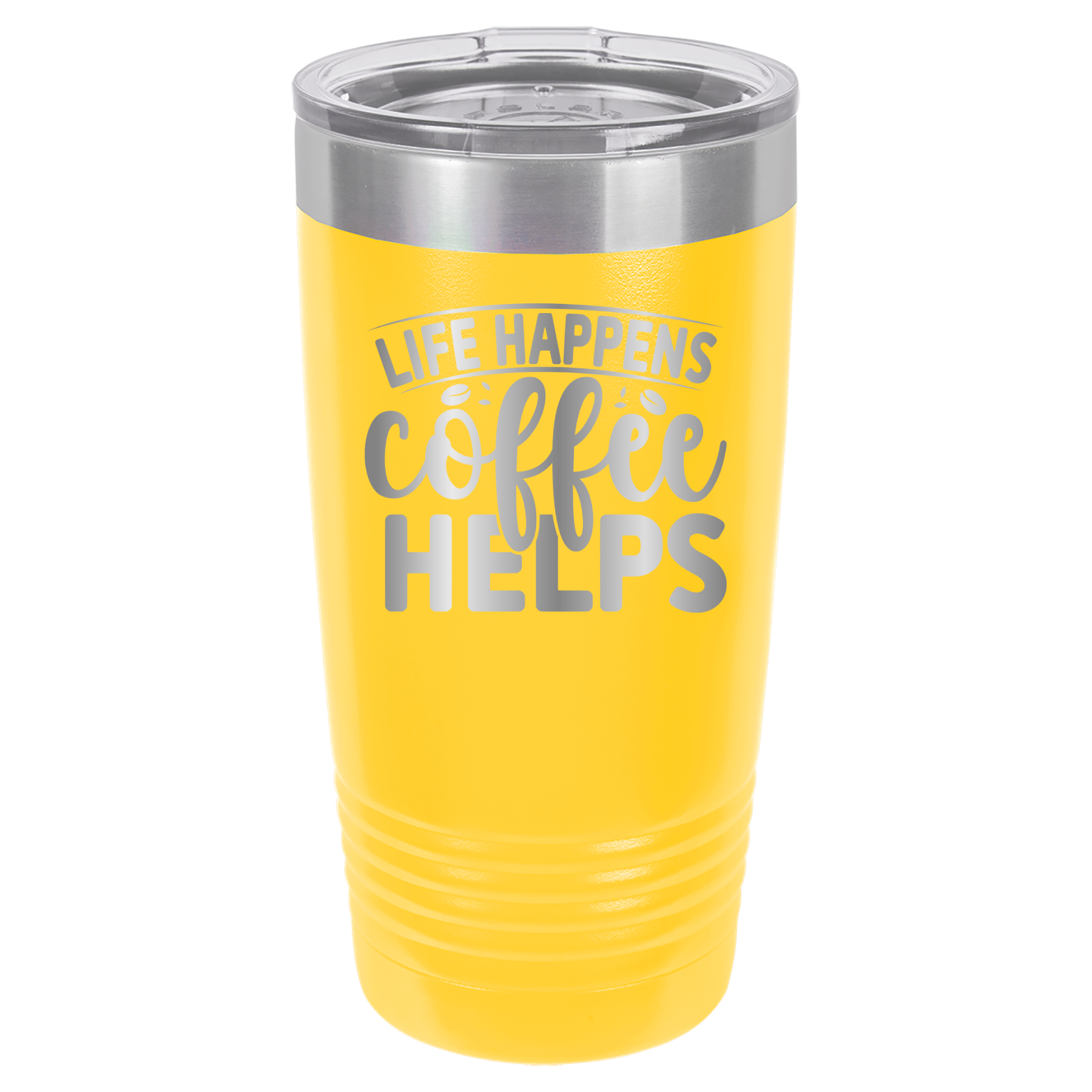 Life Happens Coffee Helps - 20oz Polar Camel Tumbler image 2
