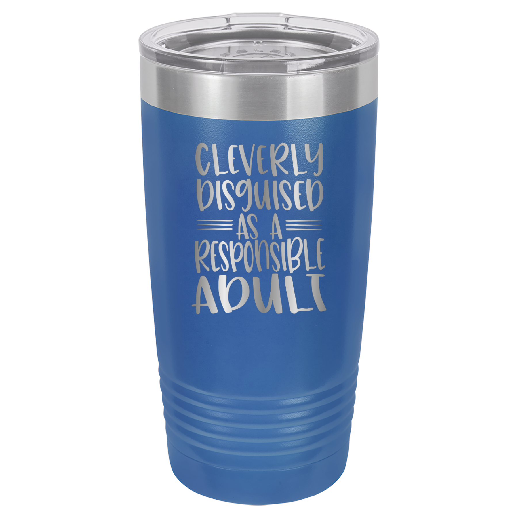 Cleverly Disguised As A Responsible Adult - 20oz Polar Camel Tumbler image 15
