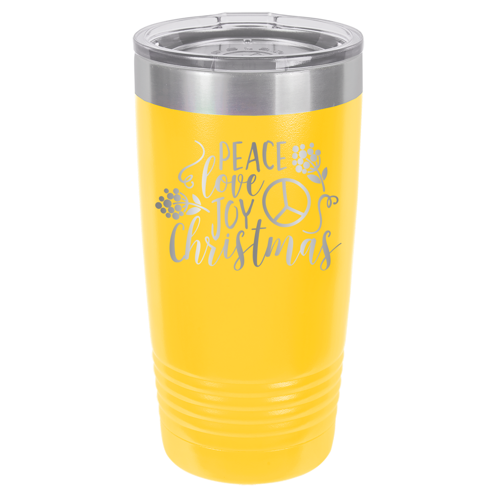 Peace Love Joy - Christmas - 20oz Polar Camel Tumbler image 16
