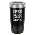 Less People More Cats - 20oz Polar Camel Tumbler image 17