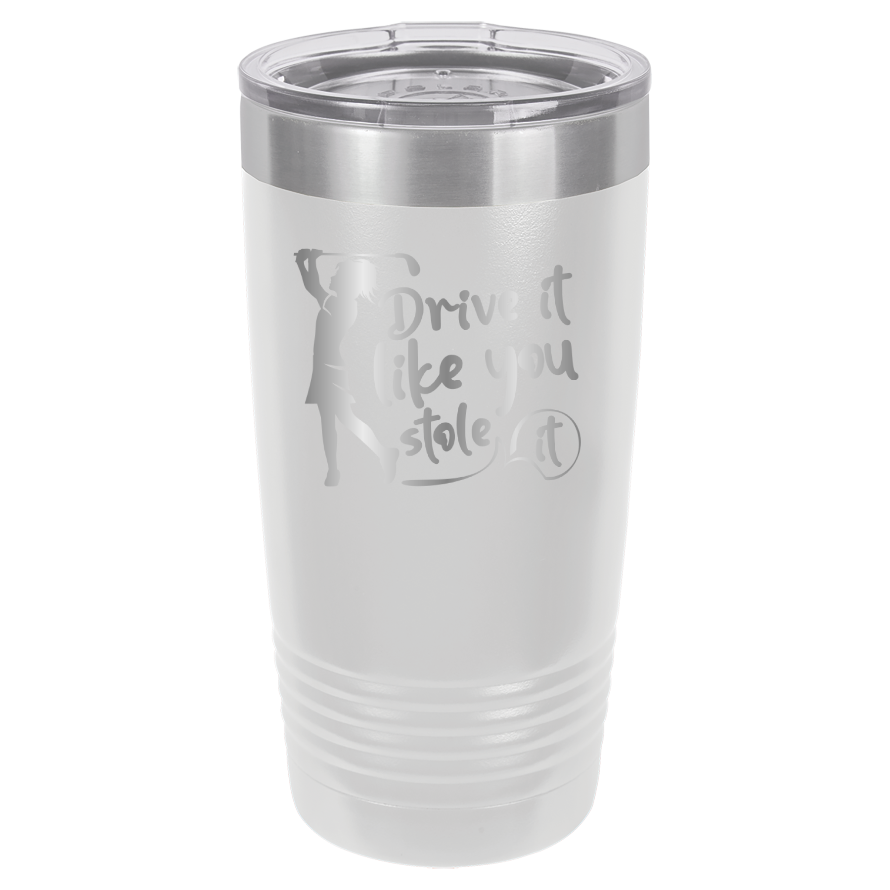 Drive It Like You Stole It (Female) - Golf - 20oz Polar Camel Tumbler image 3