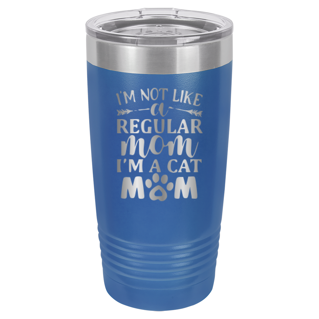 I'm Not Like A Regular Mom, I'm A Cat Mom - 20oz Polar Camel Tumbler image 16
