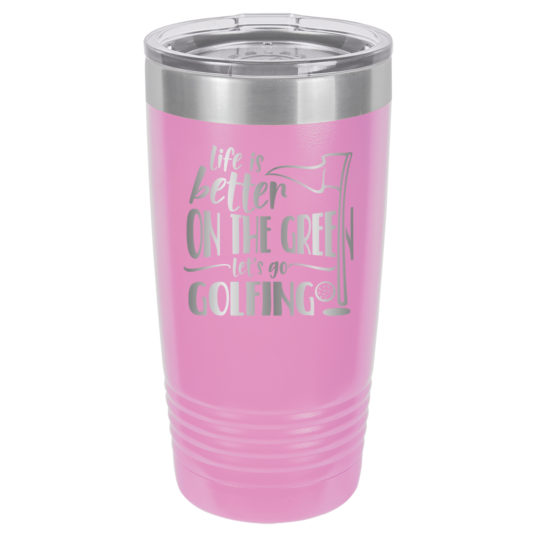 Life Is Better On The Green, Let's Go Golfing - 20oz Polar Camel Tumbler image 7