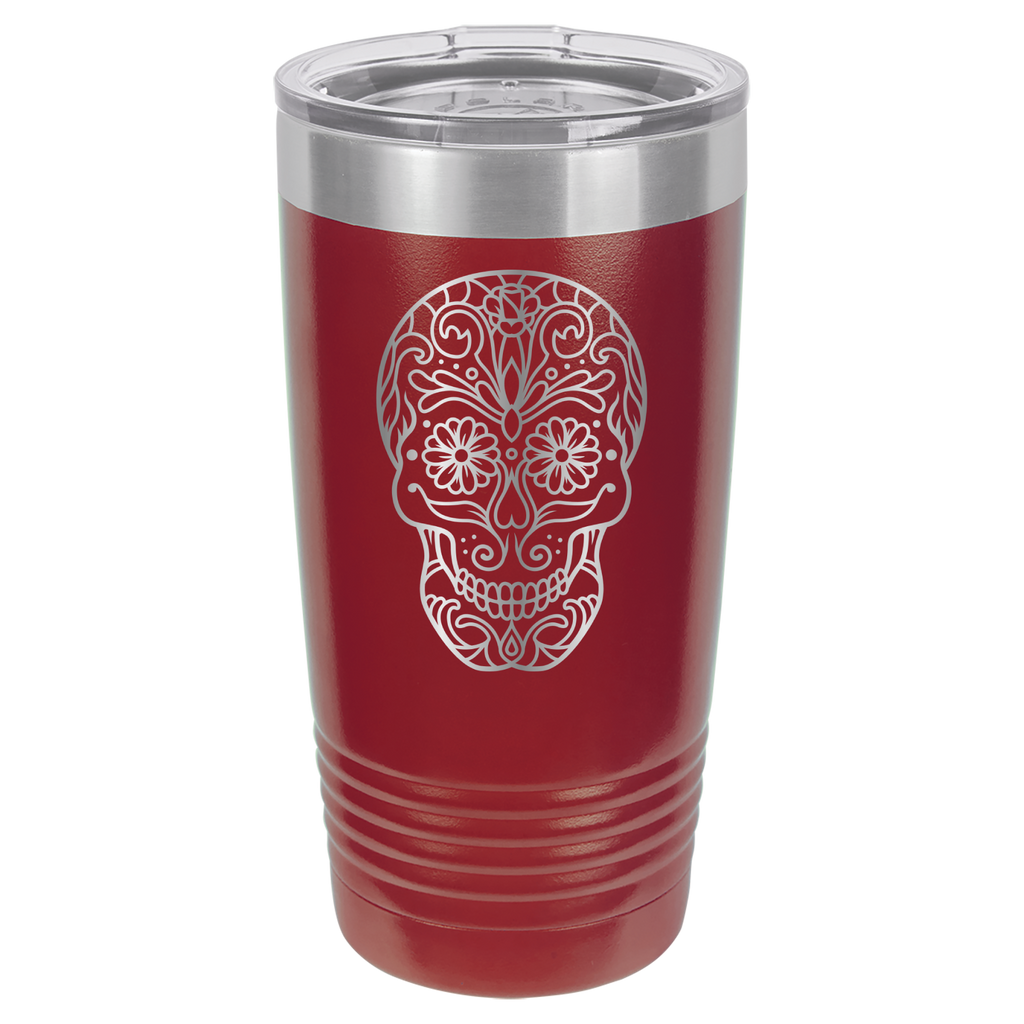 Sugar Skull - 20oz Polar Camel Tumbler image 9
