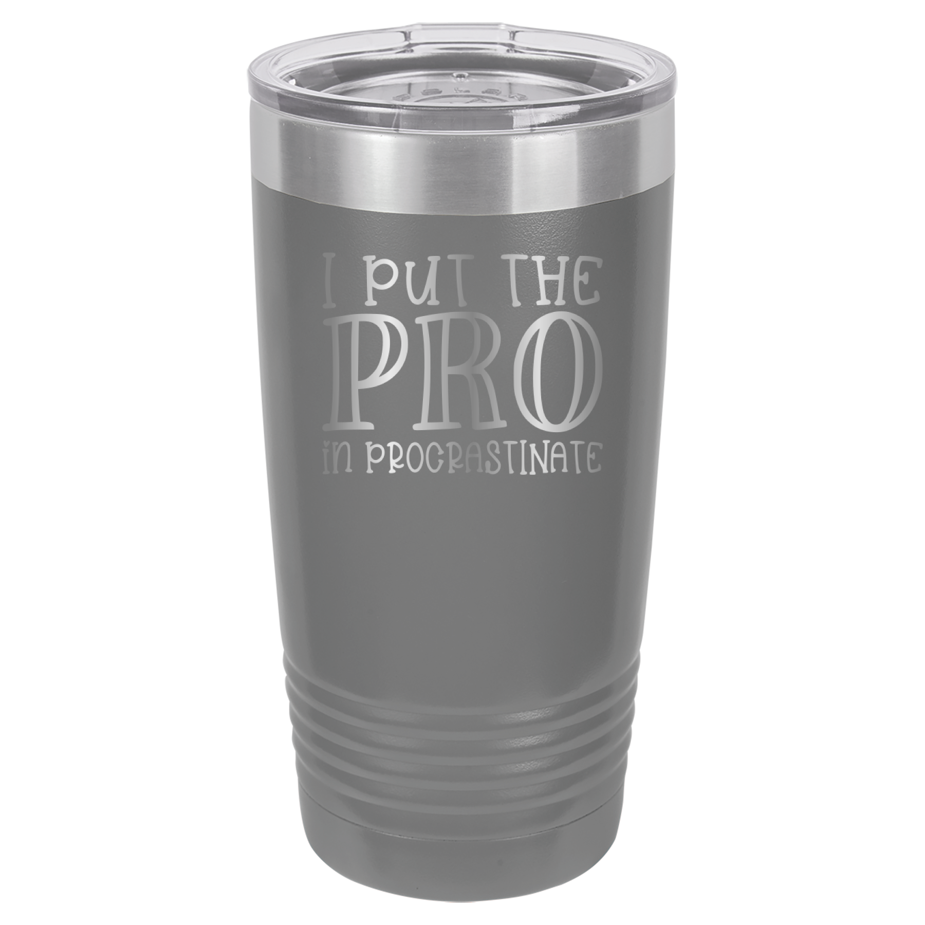 I Put the PRO in Procrastinate - Polar Camel 20oz Tumbler image 14