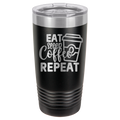 Eat, Sleep, Coffee, Repeat - 20oz Polar Camel Tumbler - For Coffee Lovers! image 17