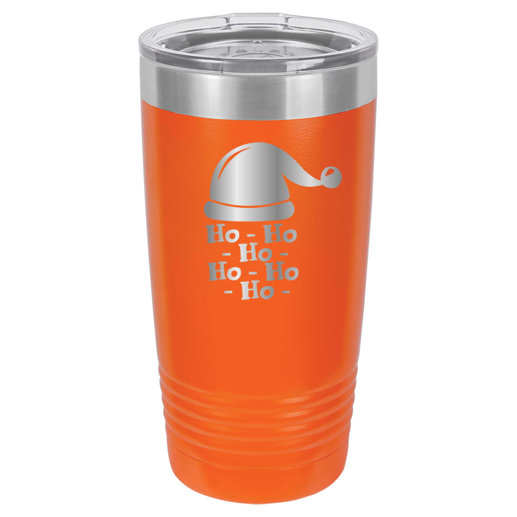 Ho Ho Ho Santa Claus Christmas - 20oz Polar Camel Tumbler - Orange image