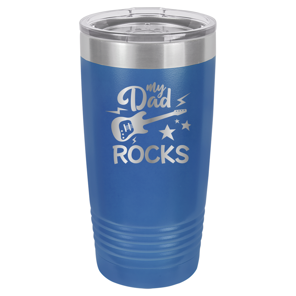 My Dad Rocks - 20oz Polar Camel Tumbler image 2