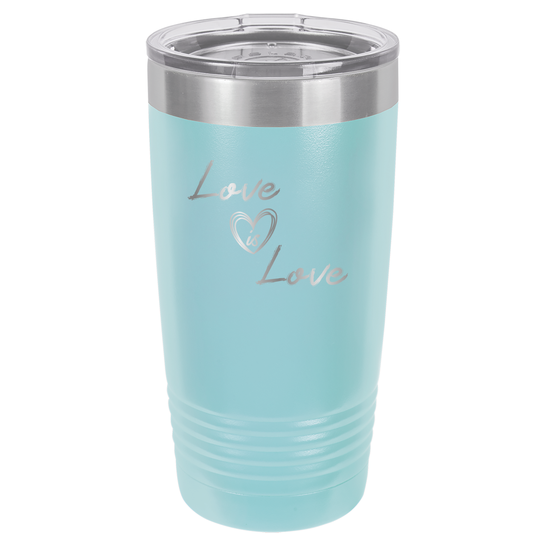 Love is Love - 20oz Polar Camel Tumbler - Pride - Light Blue image