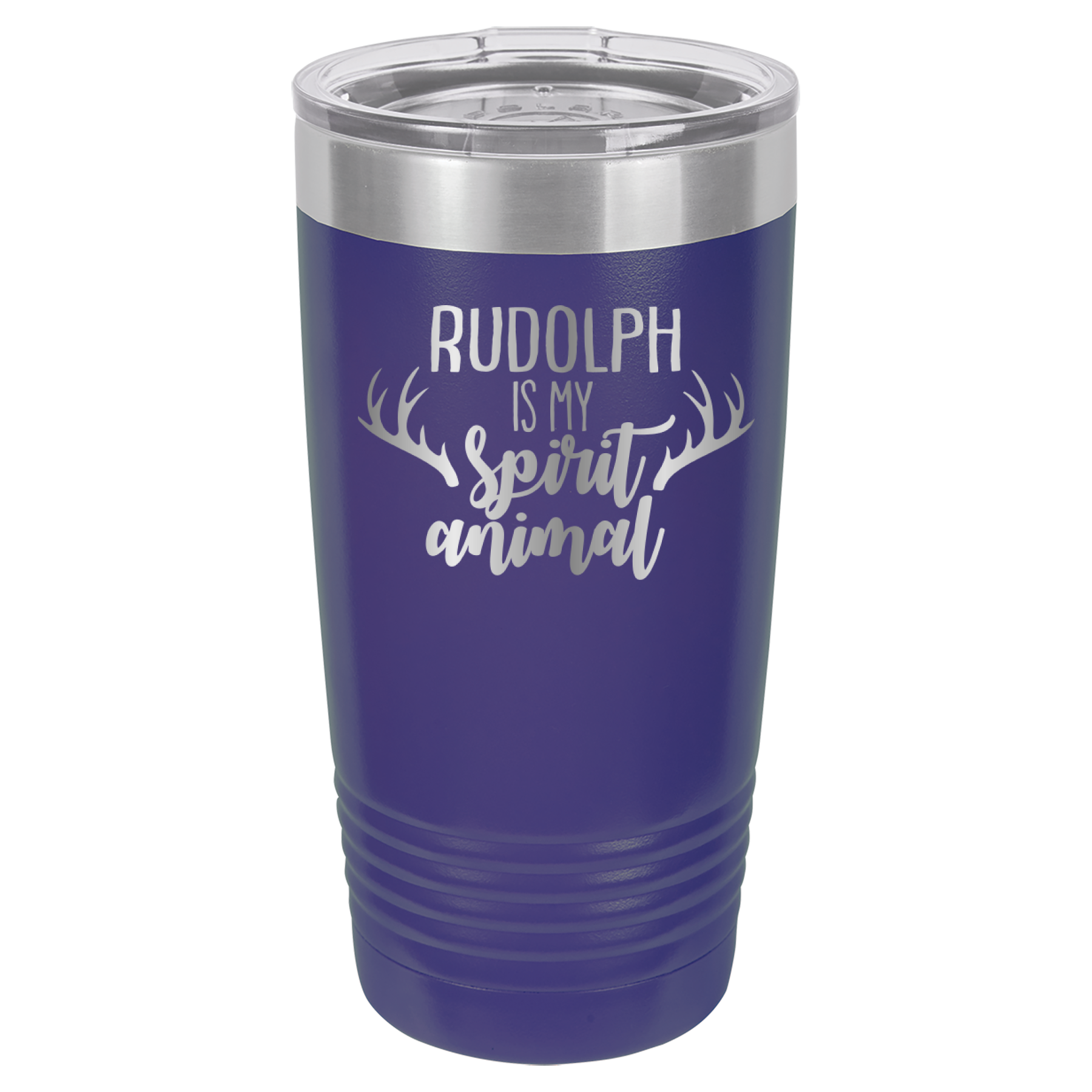Rudolph Is My Spirit Animal - 20oz Polar Camel Tumbler image 12