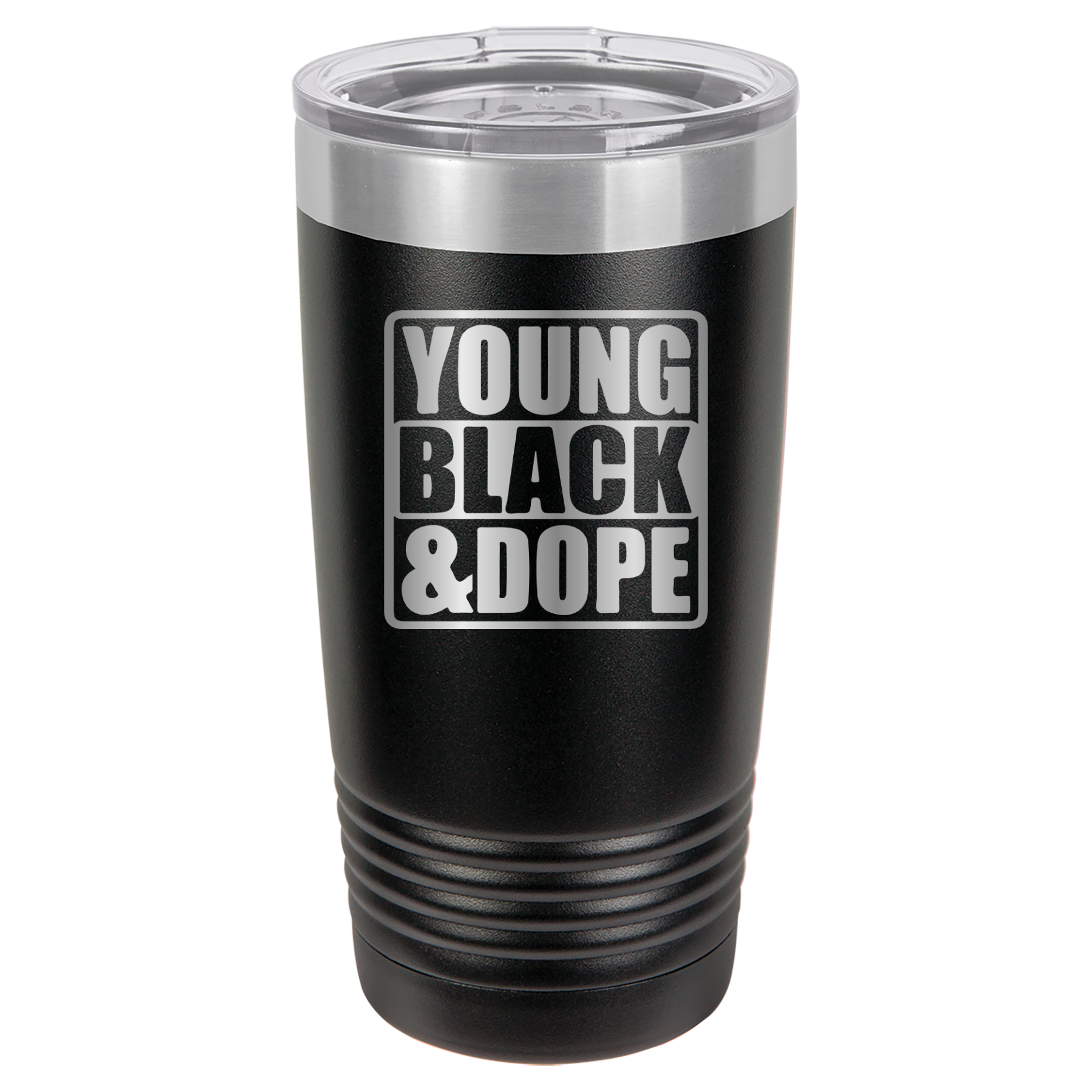 Young, Black, and Dope - 20oz Polar Camel Tumbler - Black image