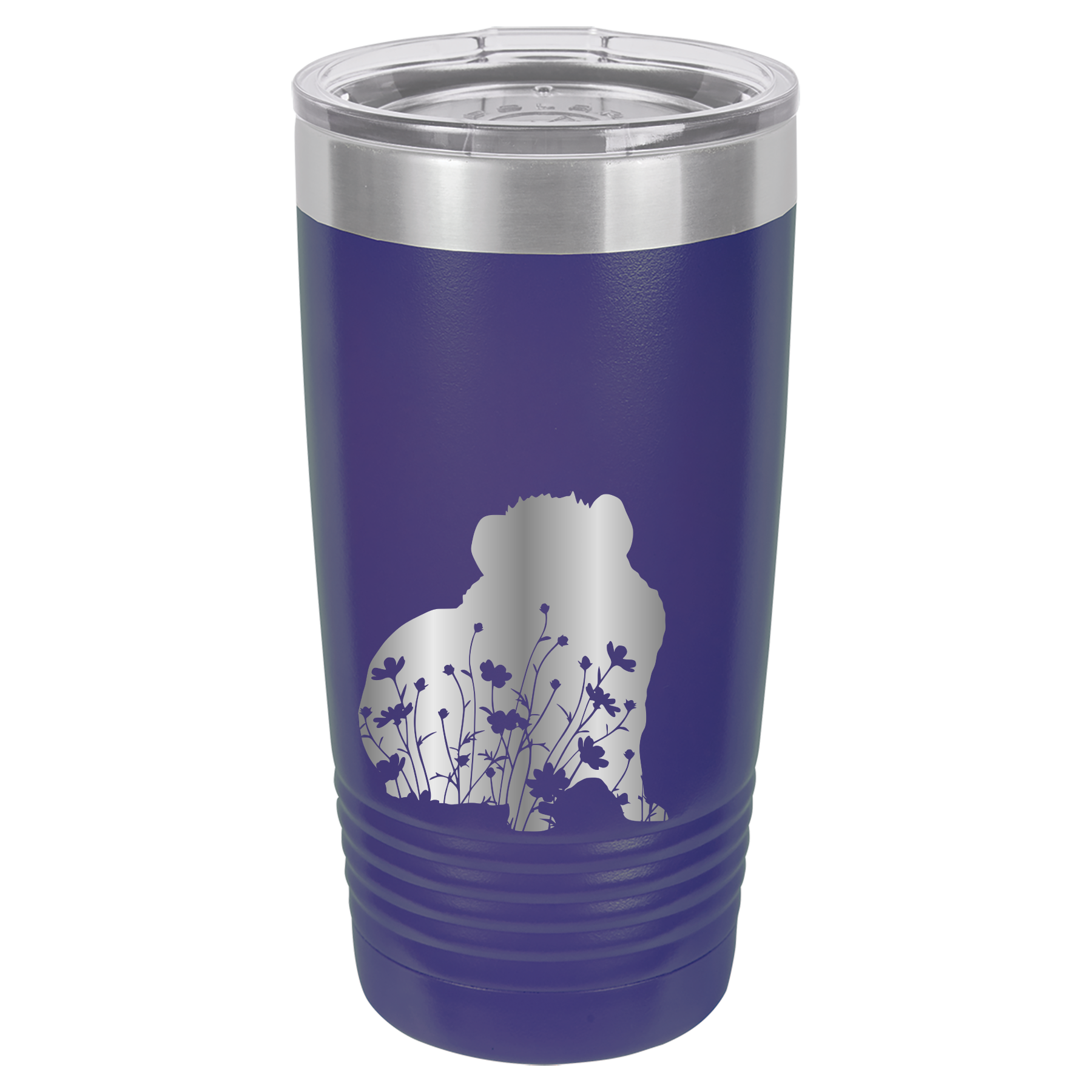 Floral Guinea Pig Design - 20oz Polar Camel Tumbler image 5