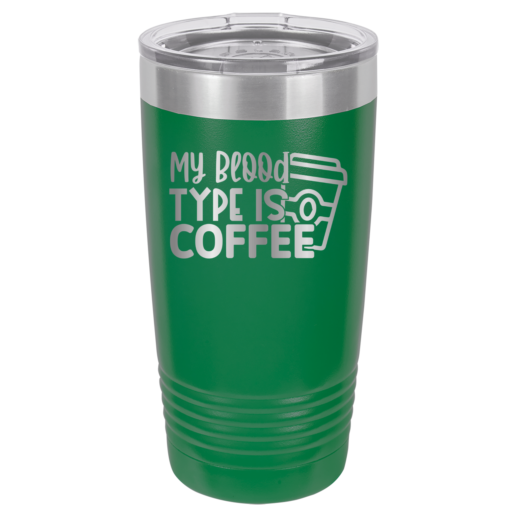 My Blood Type Is Coffee - 20oz Polar Camel Tumbler image 13