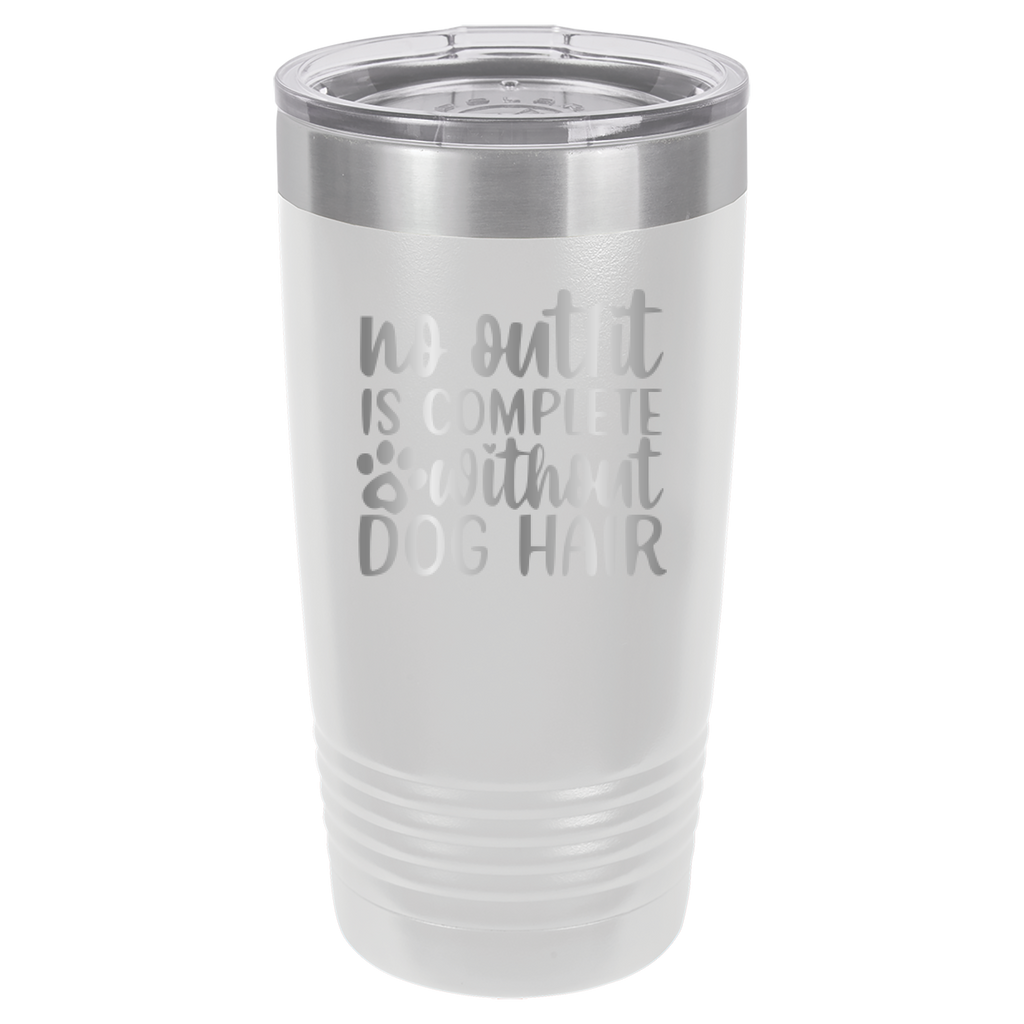 No Outfit Is Complete Without Dog Hair - 20oz Polar Camel Tumbler - White image