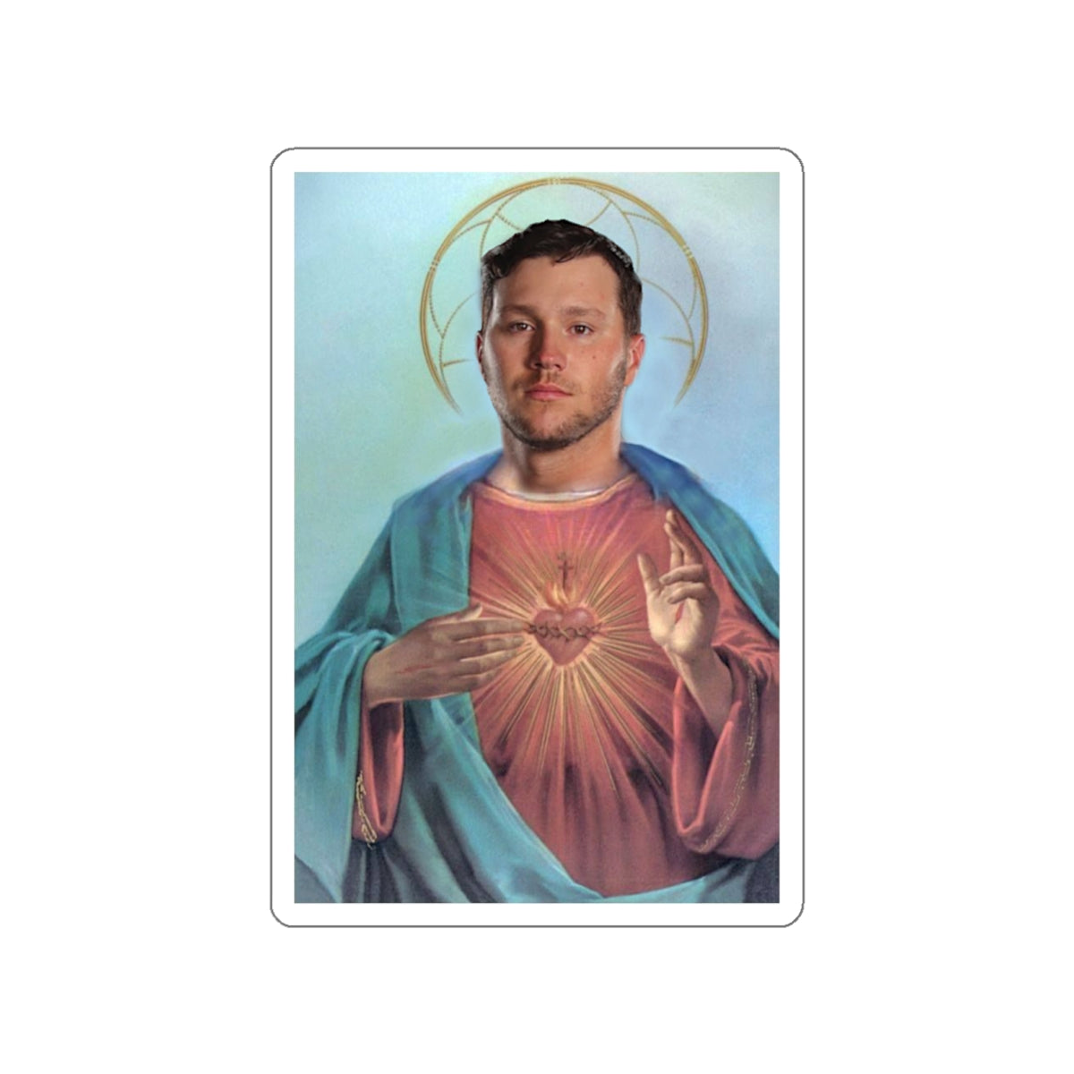 Jesus Allen Sticker- Buffalo Bills Mafia