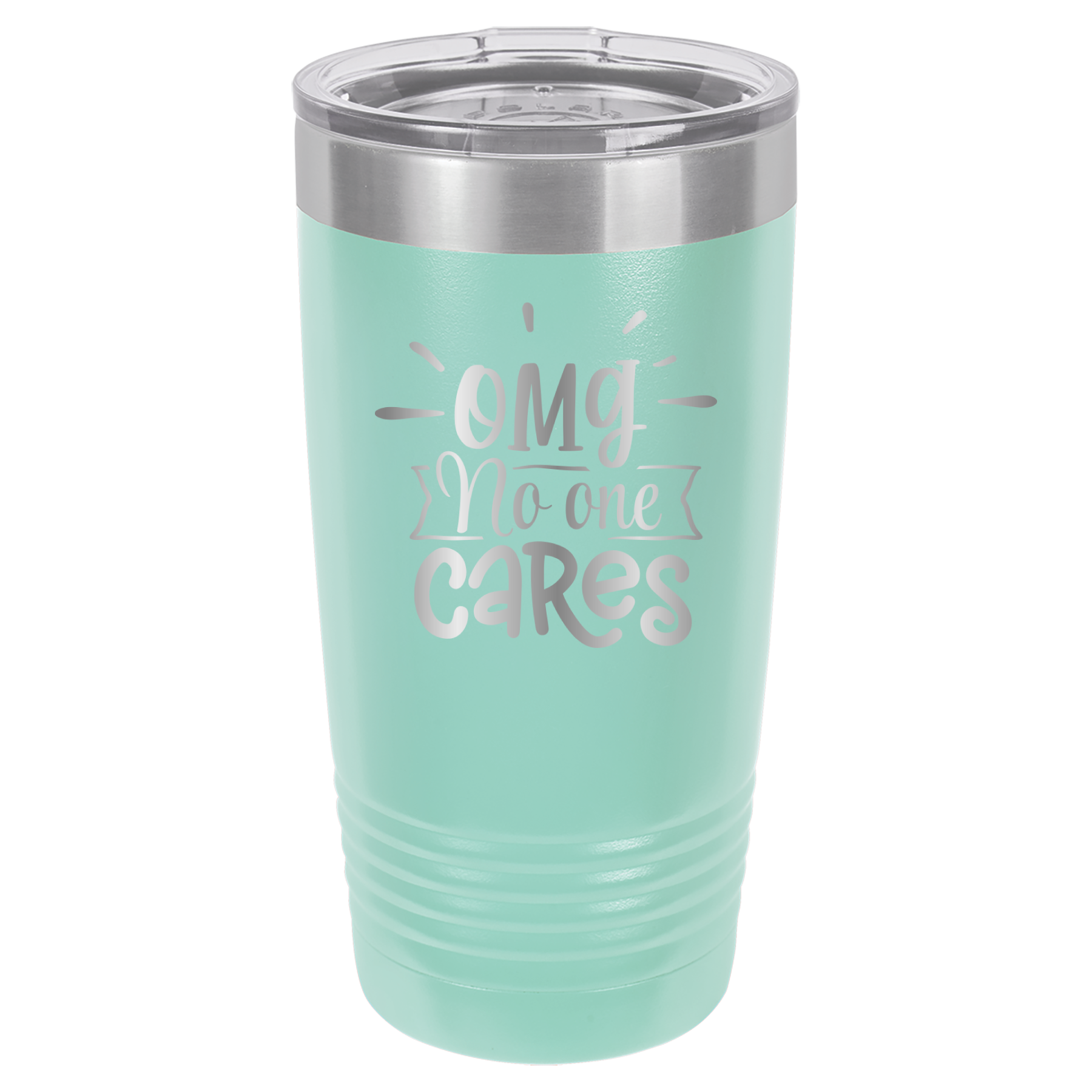 OMG No One Cares - 20oz Polar Camel Tumbler image 4