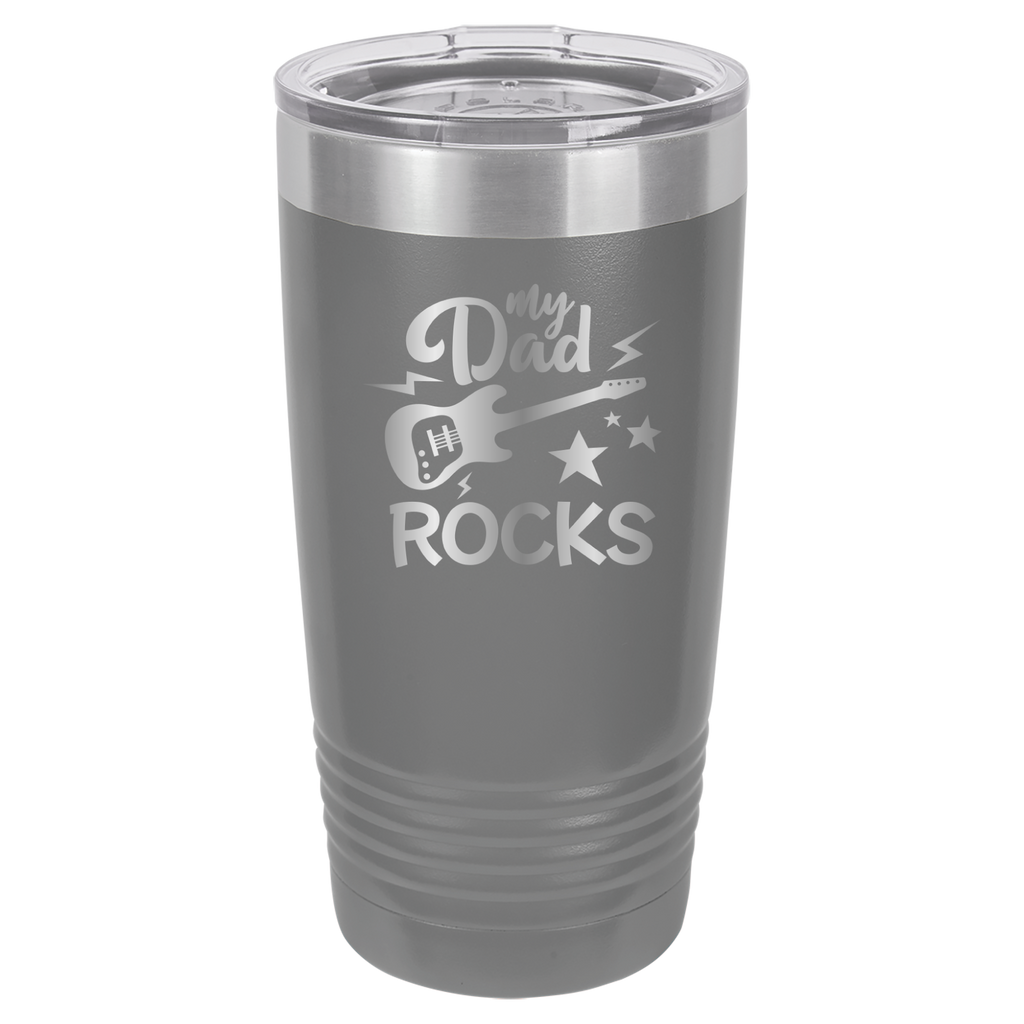 My Dad Rocks - 20oz Polar Camel Tumbler image 4