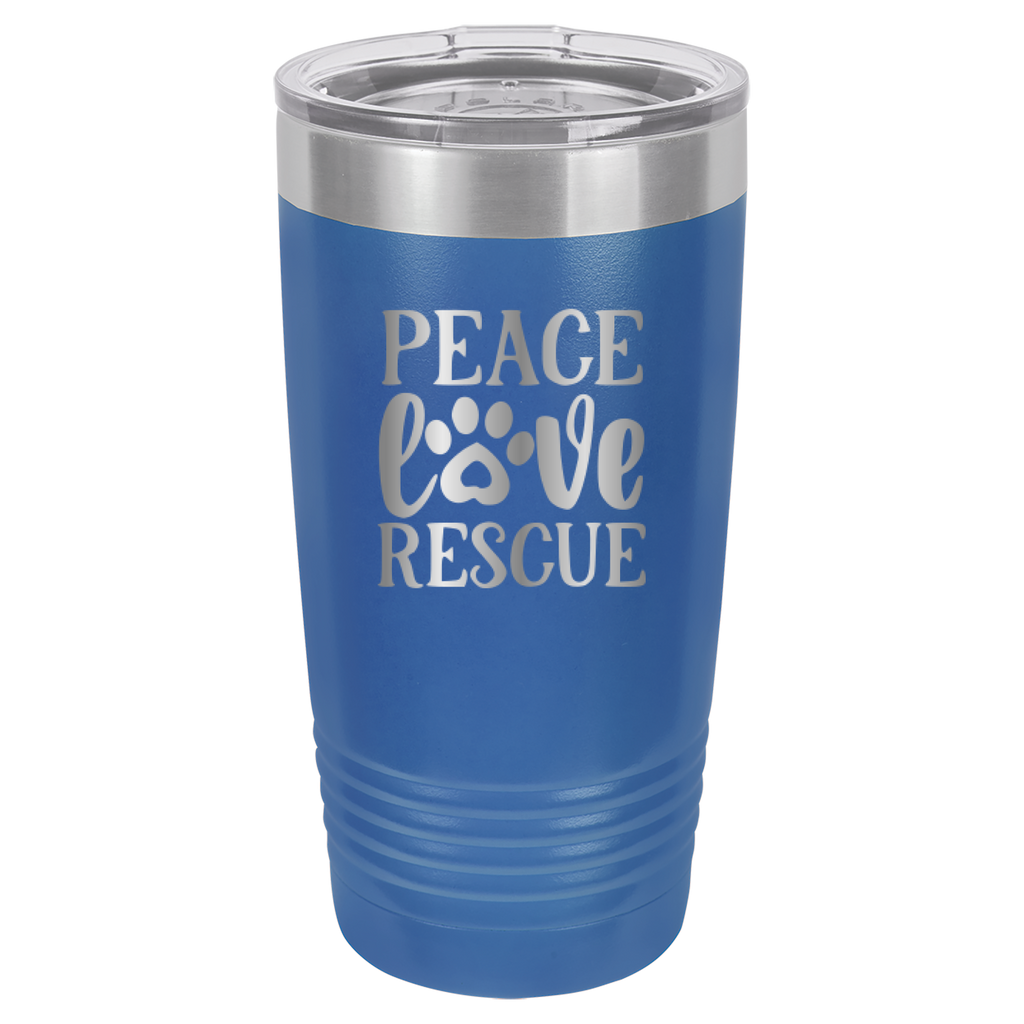 Peace, Love, Rescue - 20oz Polar Camel Tumbler image 16