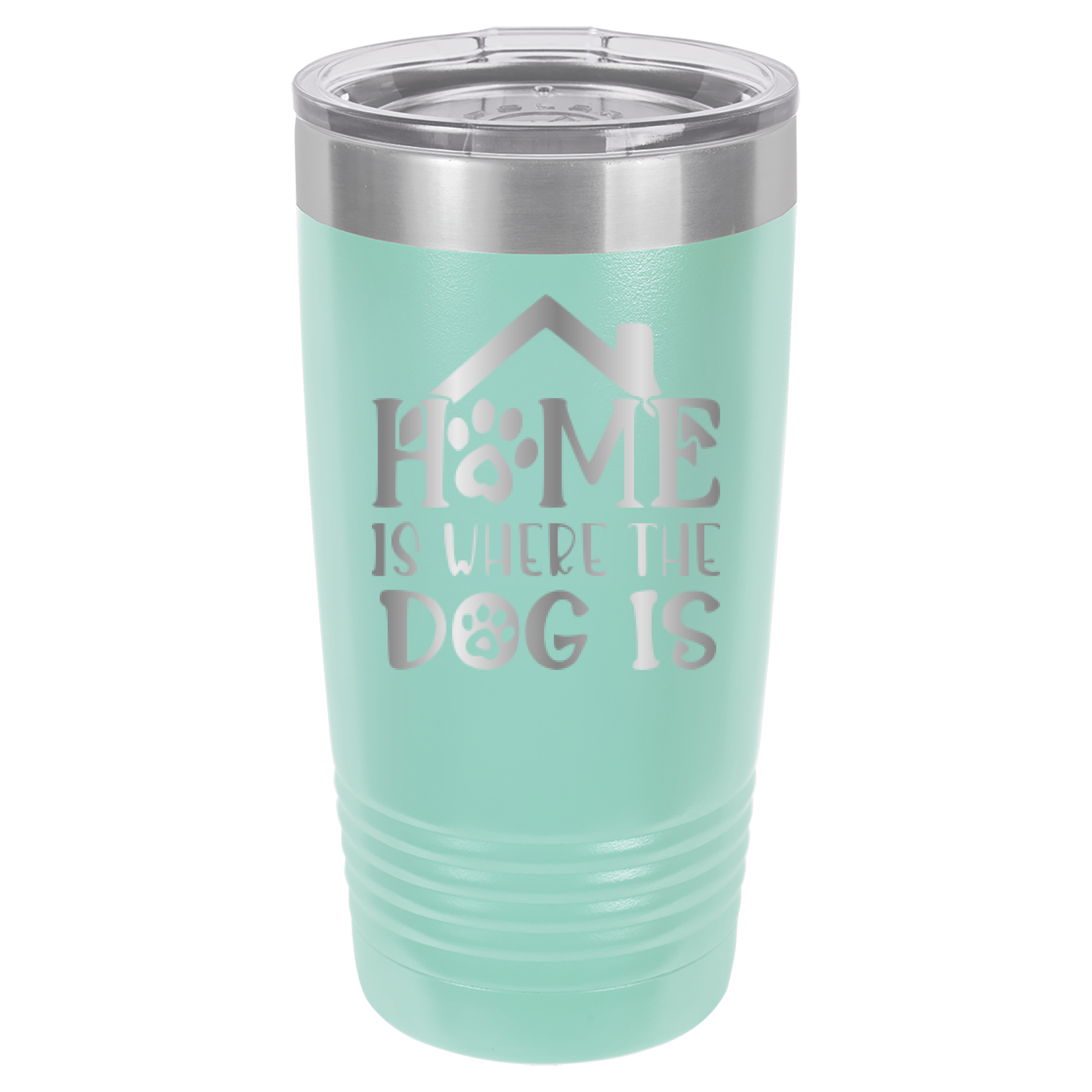 Home Is Where The Dog Is - 20oz Polar Camel Tumbler image 4