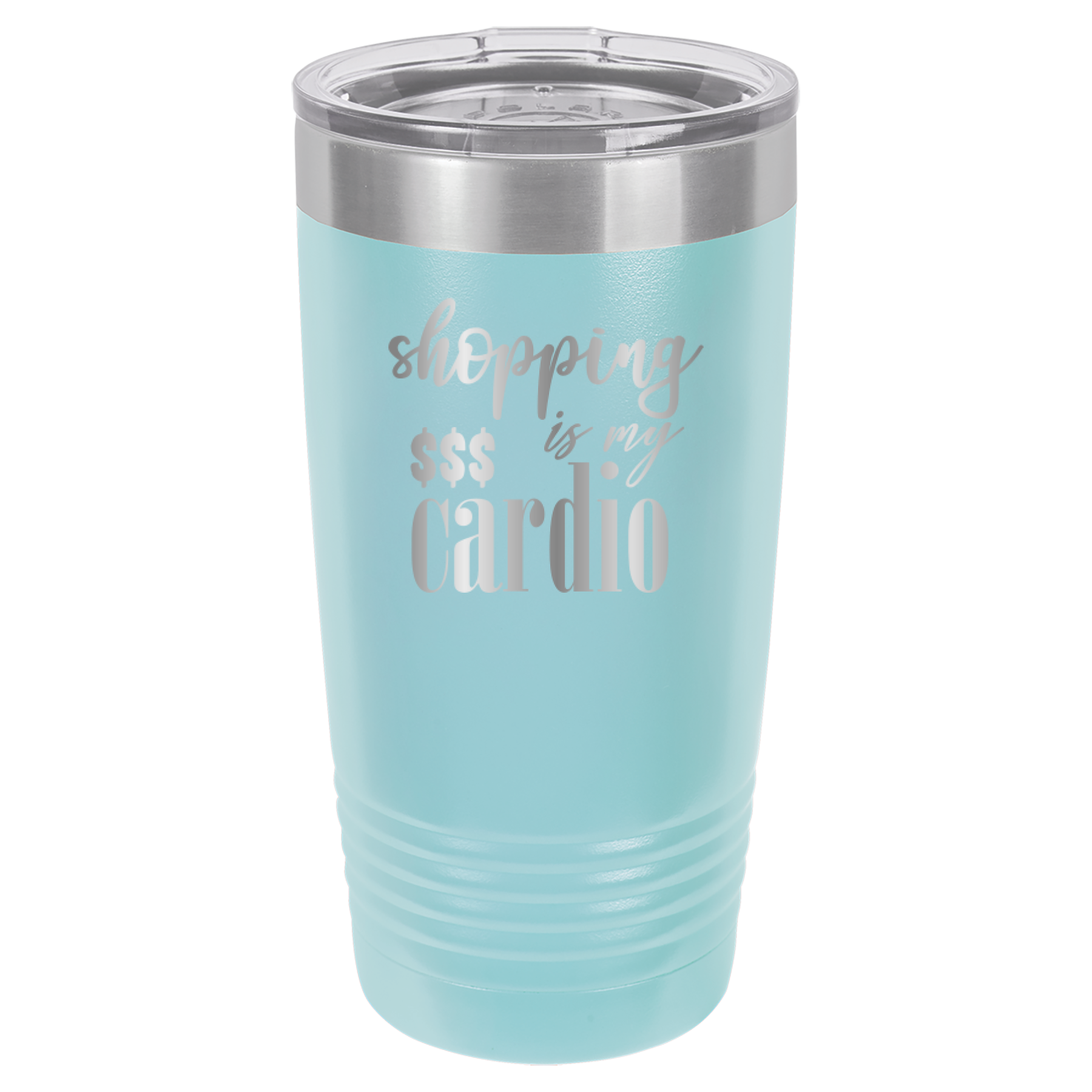 Shopping Is My Cardio - 20oz Polar Camel Tumbler image 6