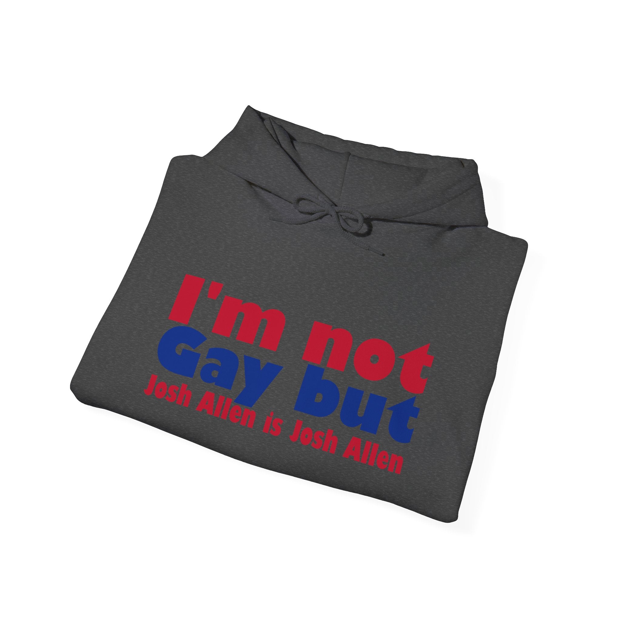 I'm not Gay, but Josh Allen is Josh Allen hoodie- Buffalo Bills Mafia