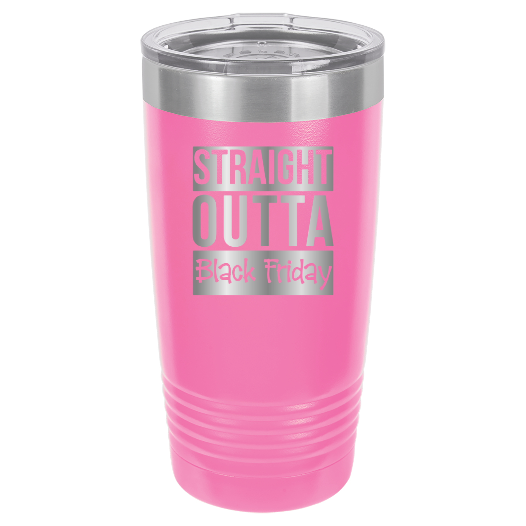 Straight Outta Black Friday - 20oz Polar Camel Tumbler - Pink image