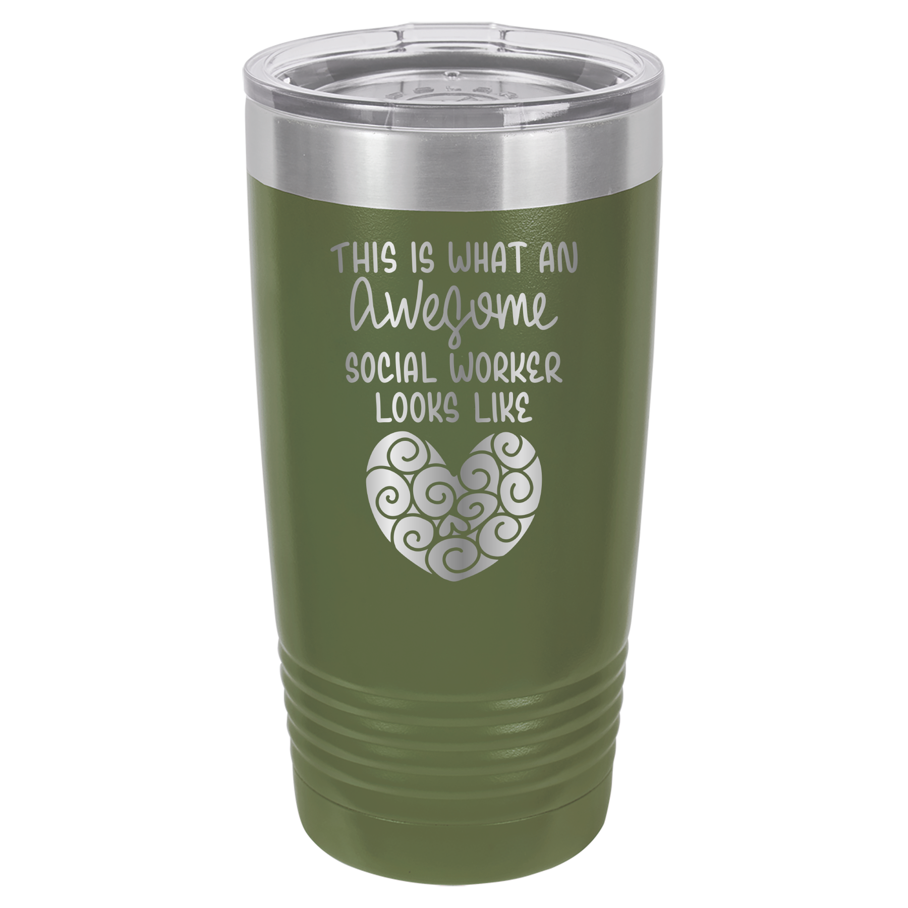 This Is What An Awesome Social Worker Looks Like - 20oz Polar Camel Tumbler image 13