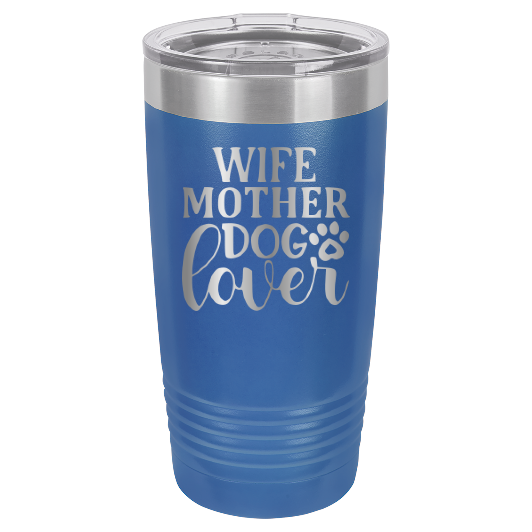 Wife, Mother, Dog Lover - 20oz Polar Camel Tumbler image 0