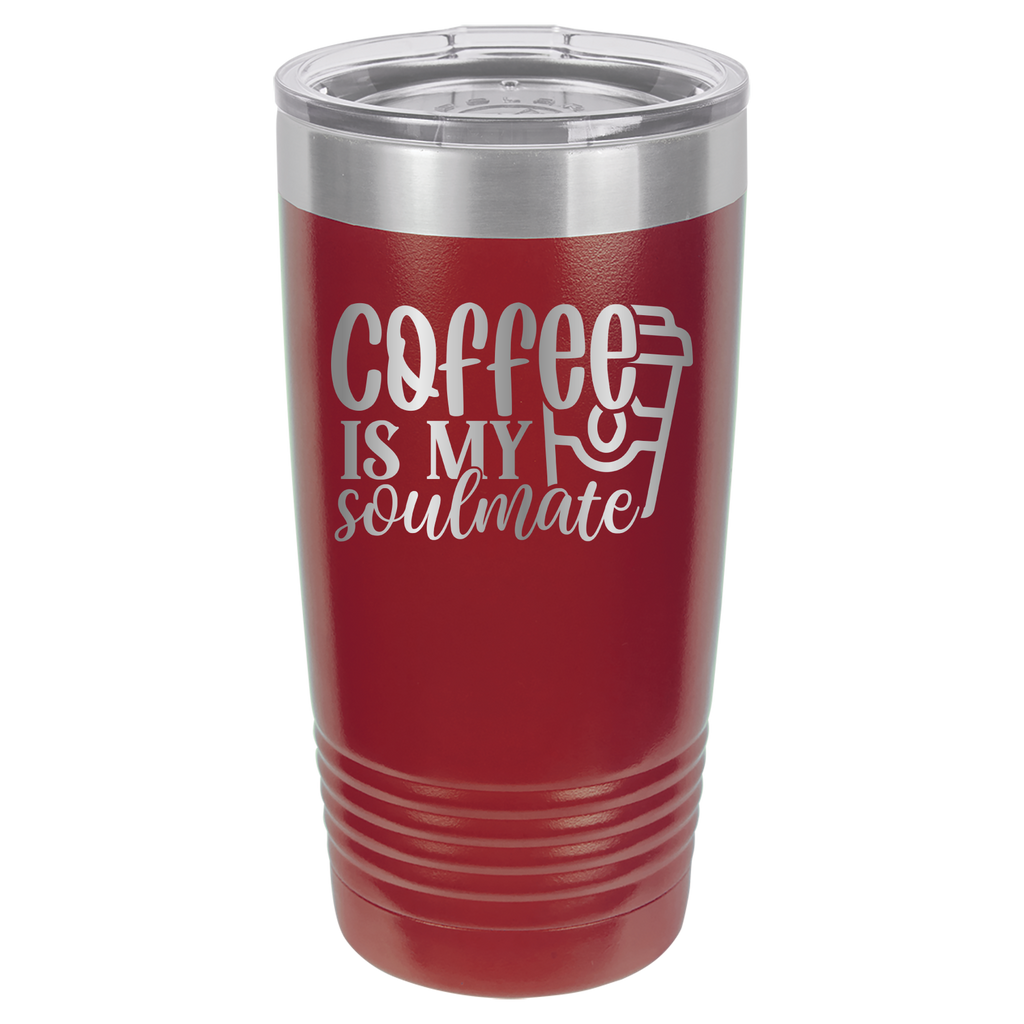Coffee Is My Soulmate - 20oz Polar Camel Tumber image 8
