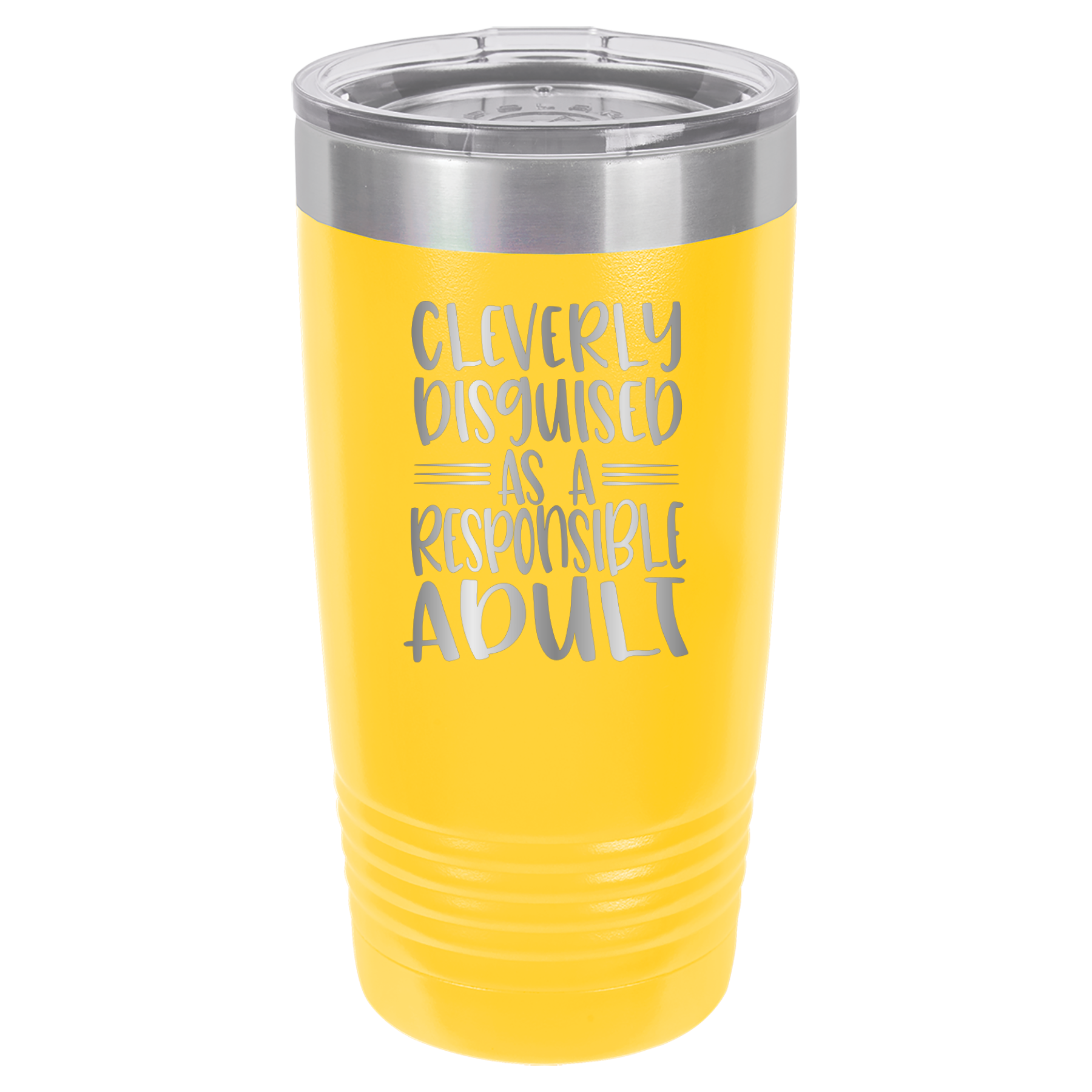 Cleverly Disguised As A Responsible Adult - 20oz Polar Camel Tumbler image 3