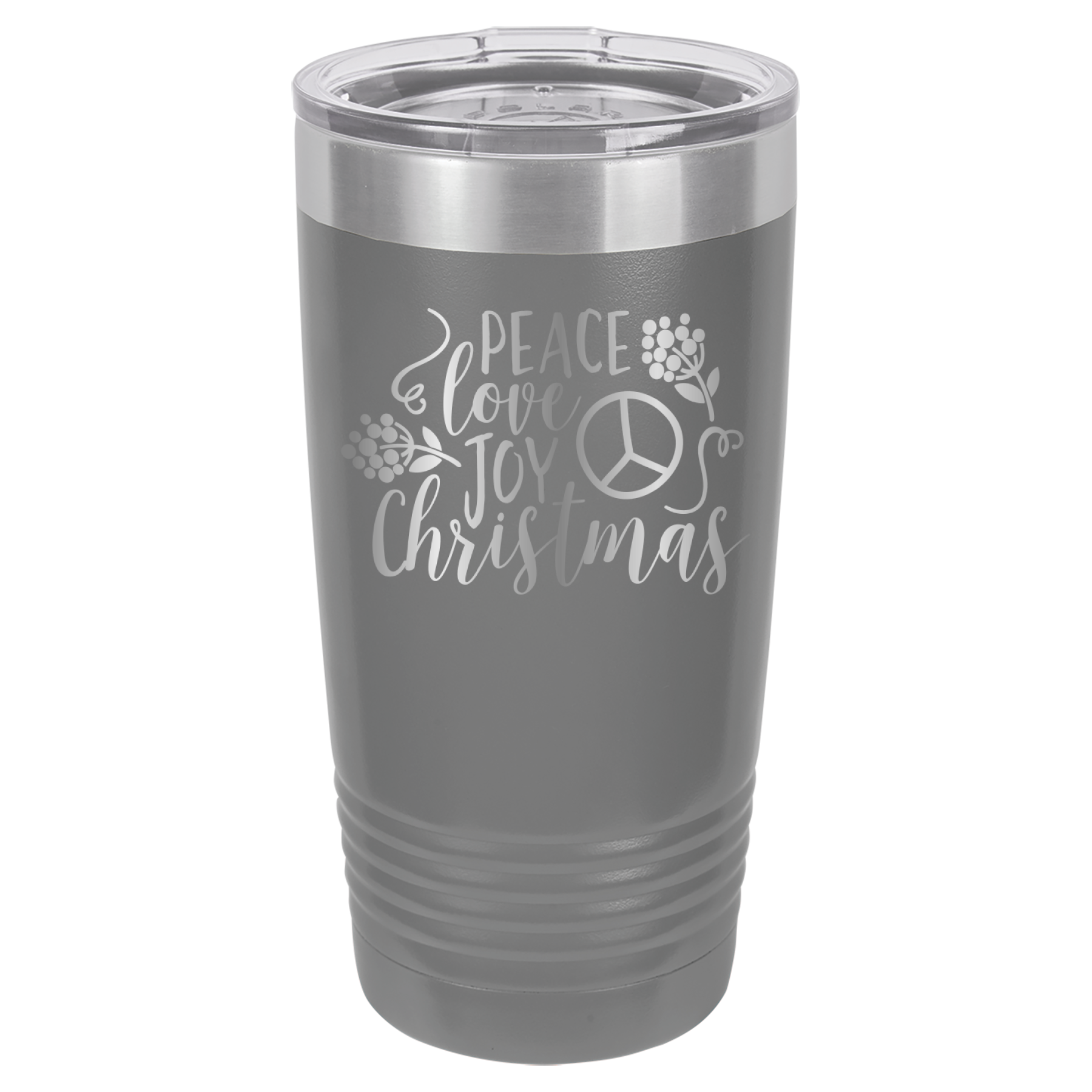 Peace Love Joy - Christmas - 20oz Polar Camel Tumbler image 4