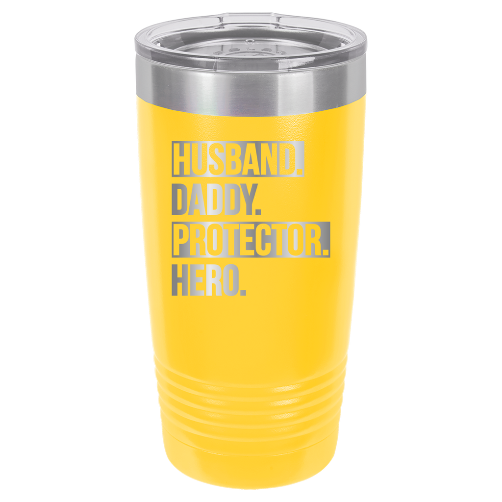 Father's Day "Husband. Daddy. Protector. Hero. 20oz Polar Camel Tumbler image 17