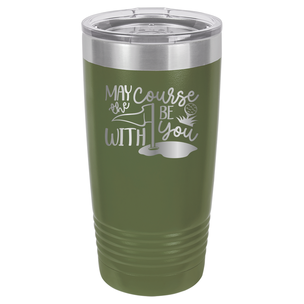 May The Course Be With You - Golf - 20oz Polar Camel Tumbler image 10
