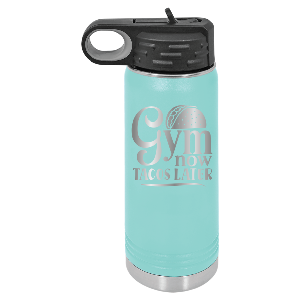 Gym Now, Tacos Later - 20oz Polar Camel Tumbler - Sip in Style! image 14
