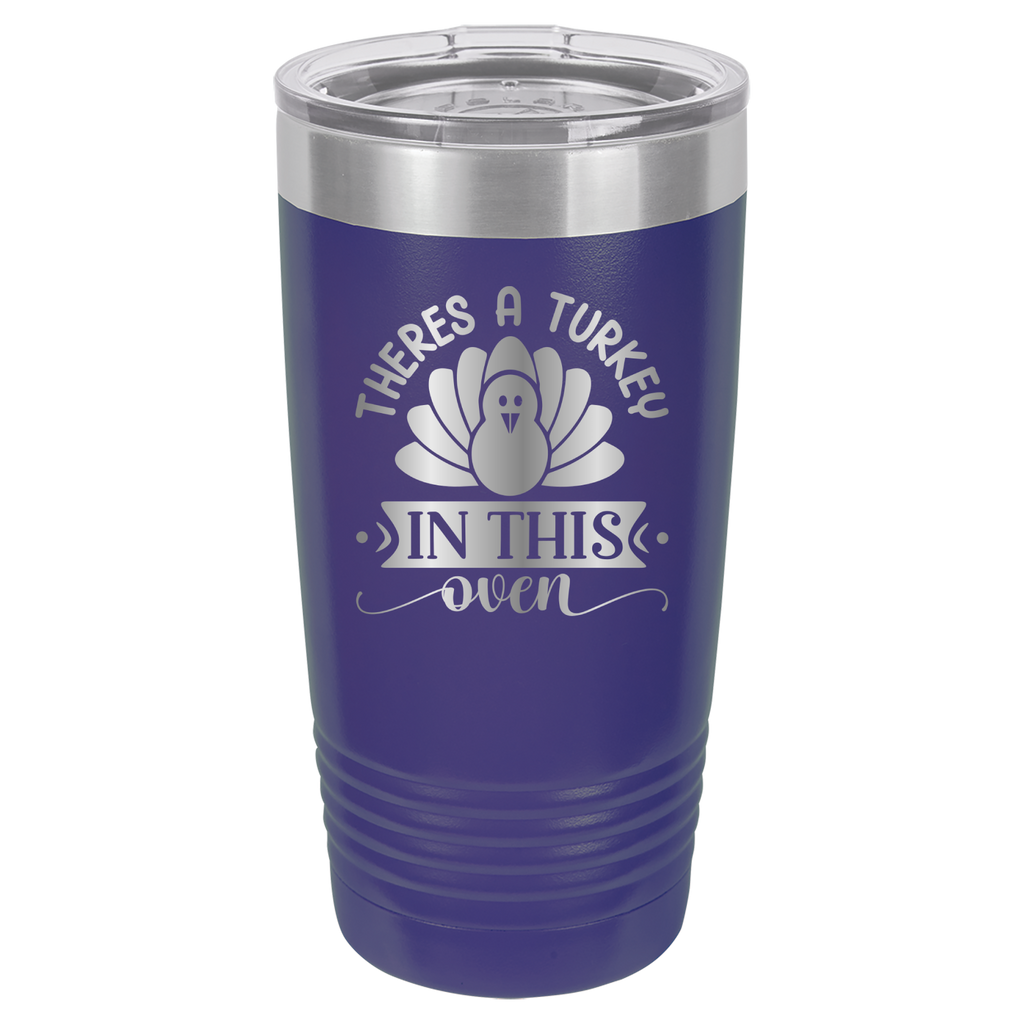 There's A Turkey In This Oven - 20oz Polar Camel Tumbler image 12
