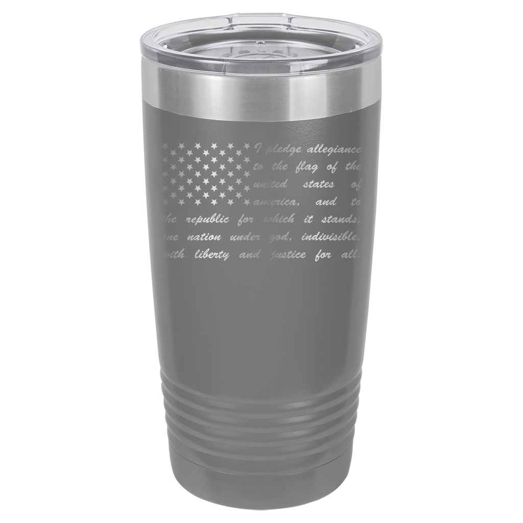 Pledge of Allegiance Flag - 20oz Polar Camel Tumbler - America image 4