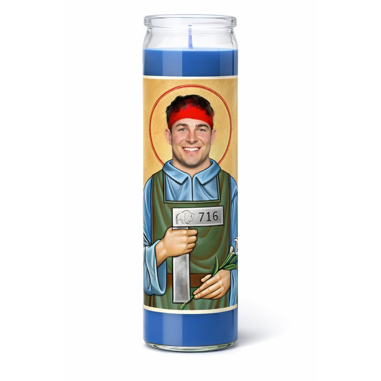 Dalton Kincaid - Buffalo Bills Prayer Candle