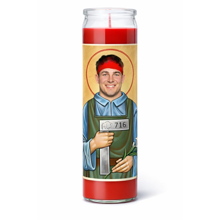 Dalton Kincaid - Buffalo Bills Prayer Candle