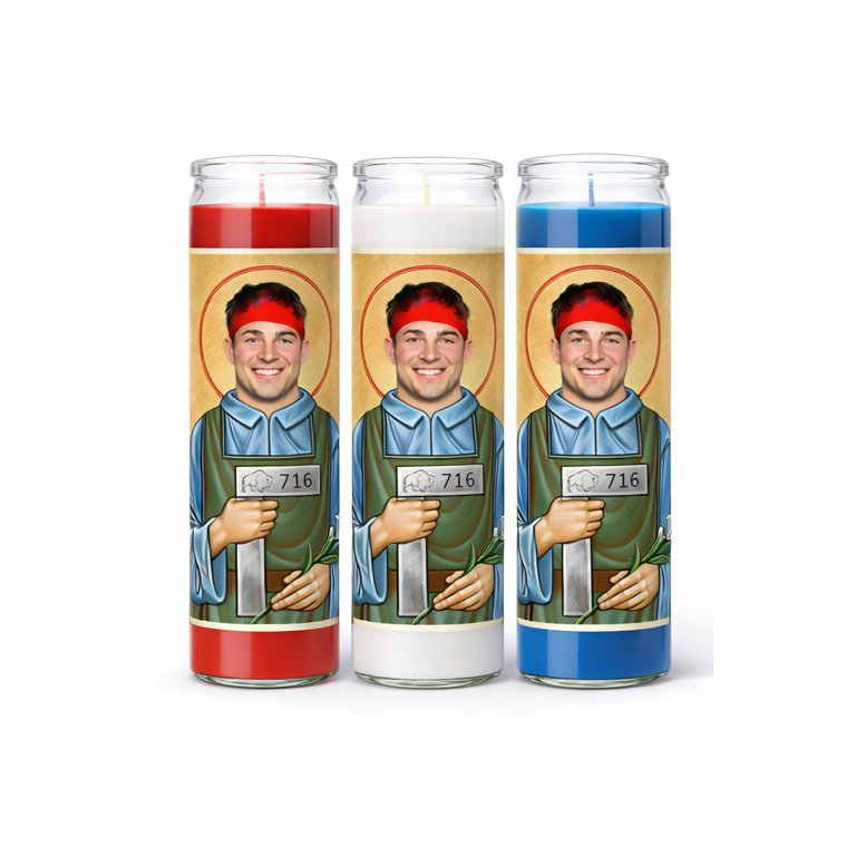 Dalton Kincaid - Buffalo Bills Prayer Candle