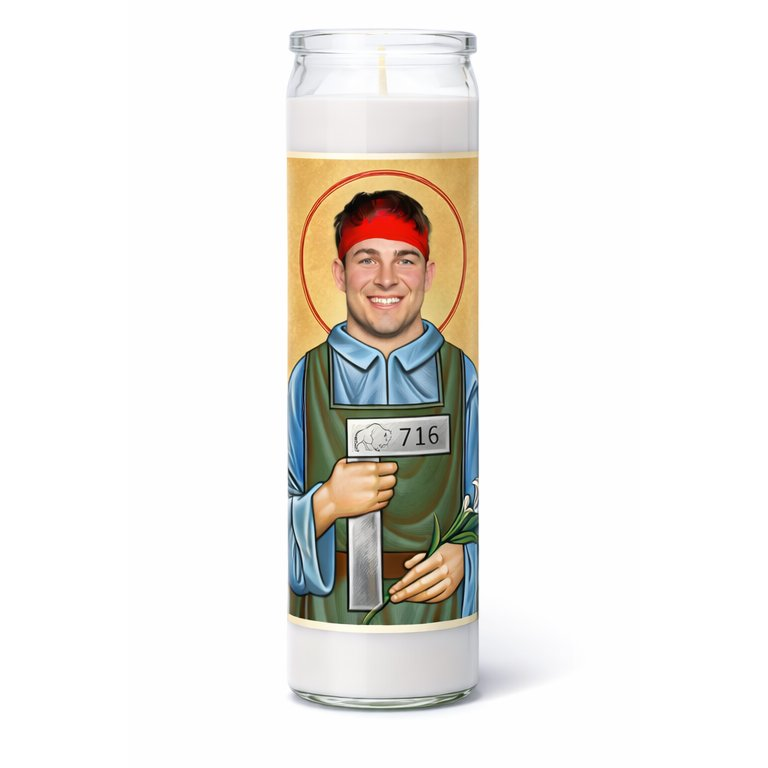 Dalton Kincaid - Buffalo Bills Prayer Candle