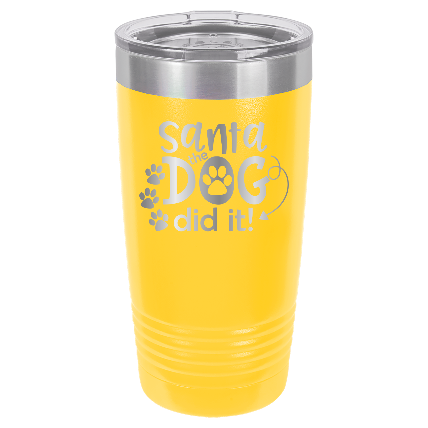 Santa, The Dog Did It - 20oz Polar Camel Tumbler image 1