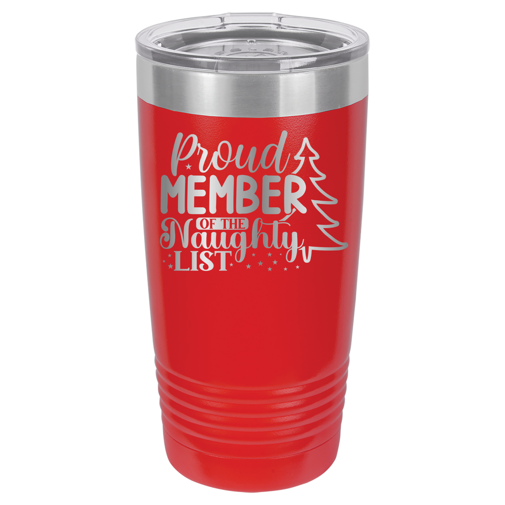 Proud Member of the Naughty List - 20oz Polar Camel Tumbler image 1