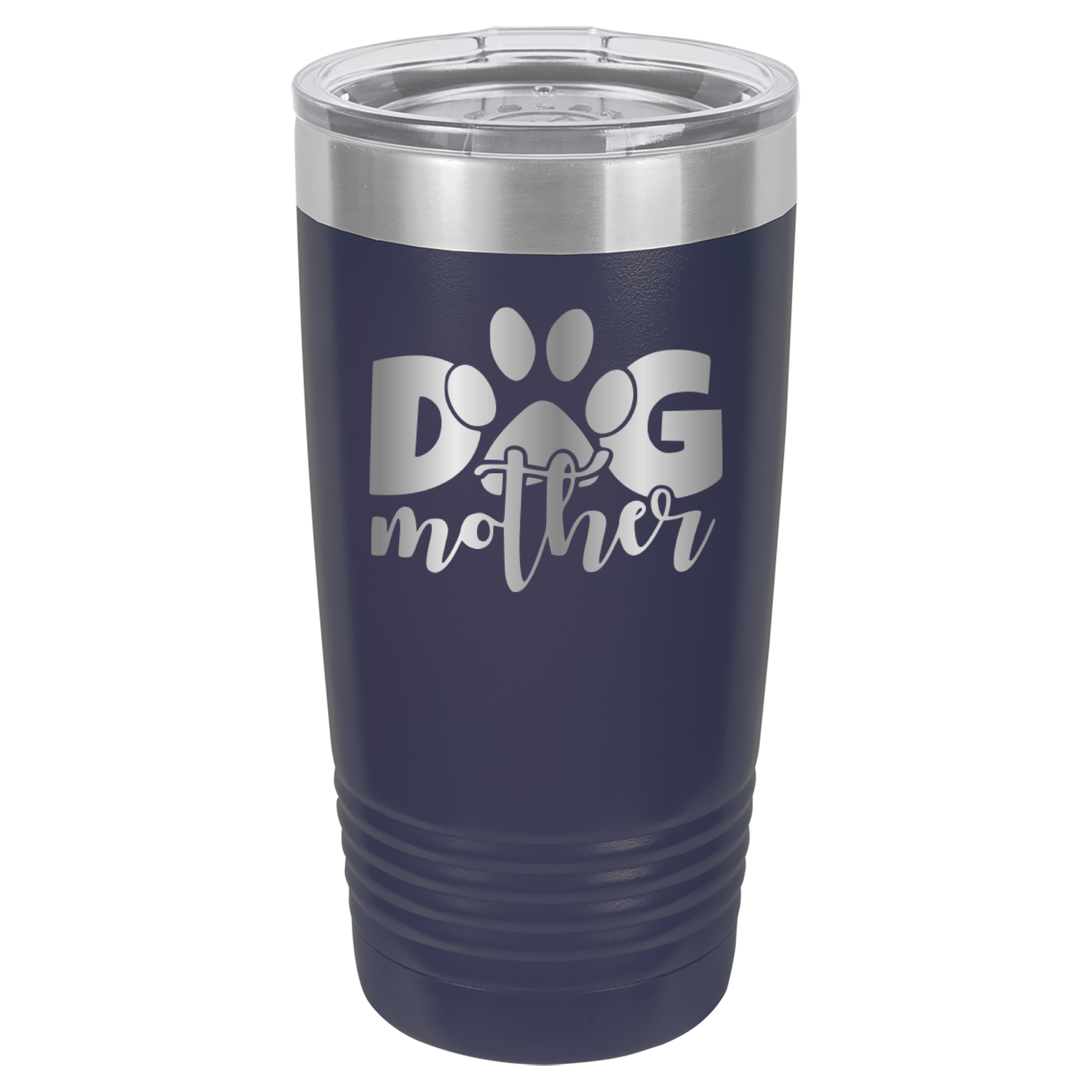 Dog Mother - 20oz Polar Camel Tumbler - Navy image