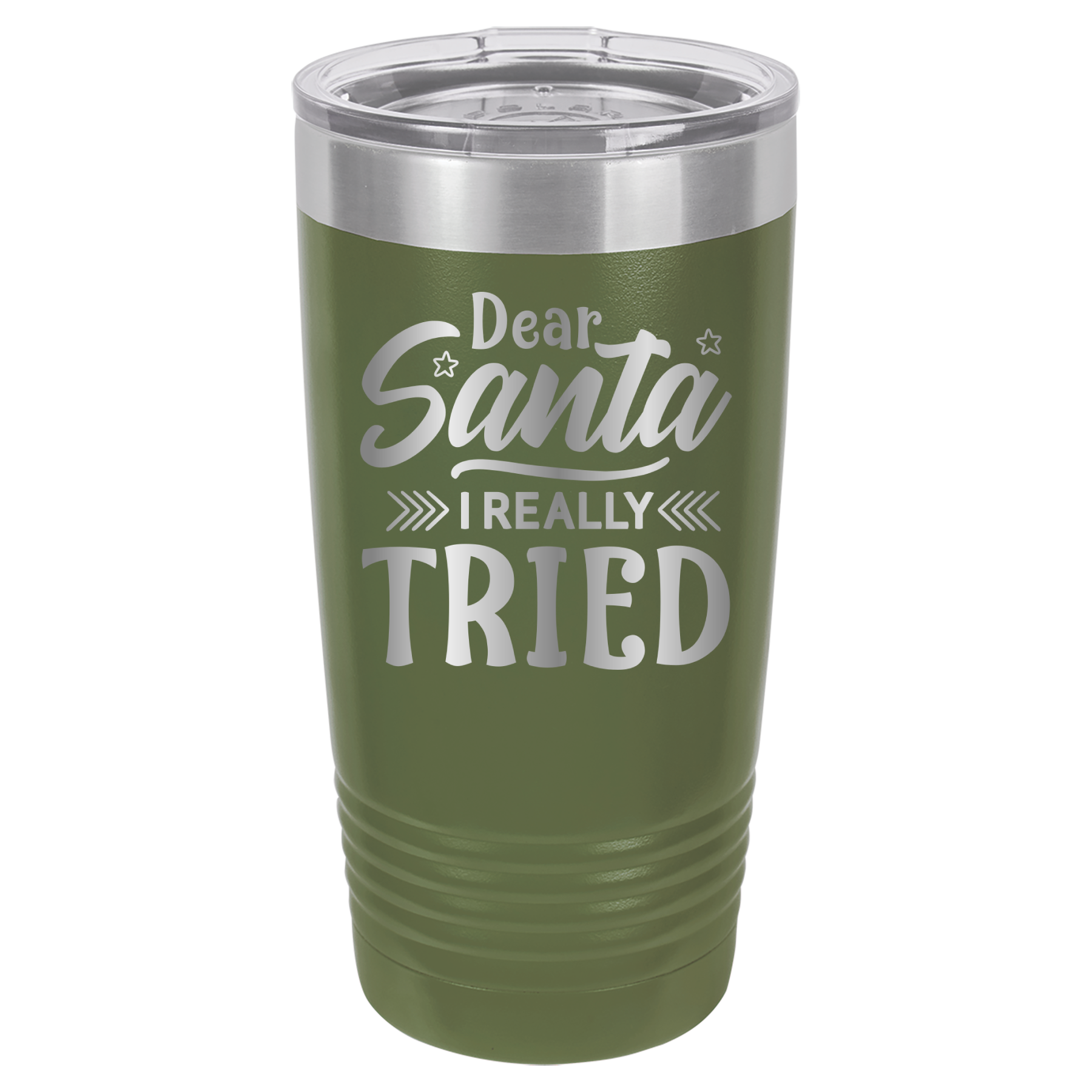 Dear Santa I Really Tried - 20oz Polar Camel Tumbler image 7