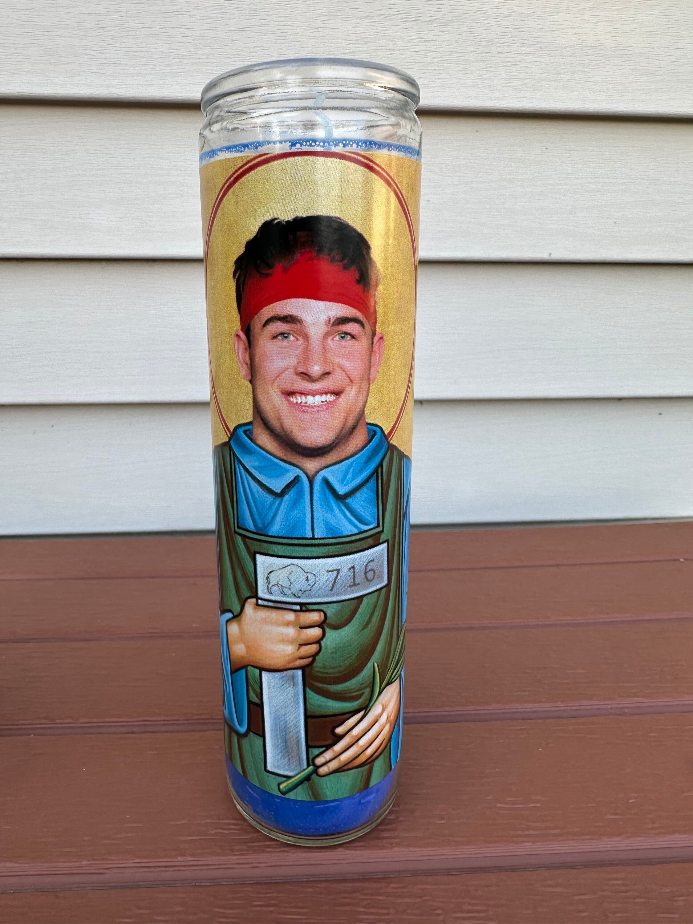 Dalton Kincaid - Buffalo Bills Prayer Candle