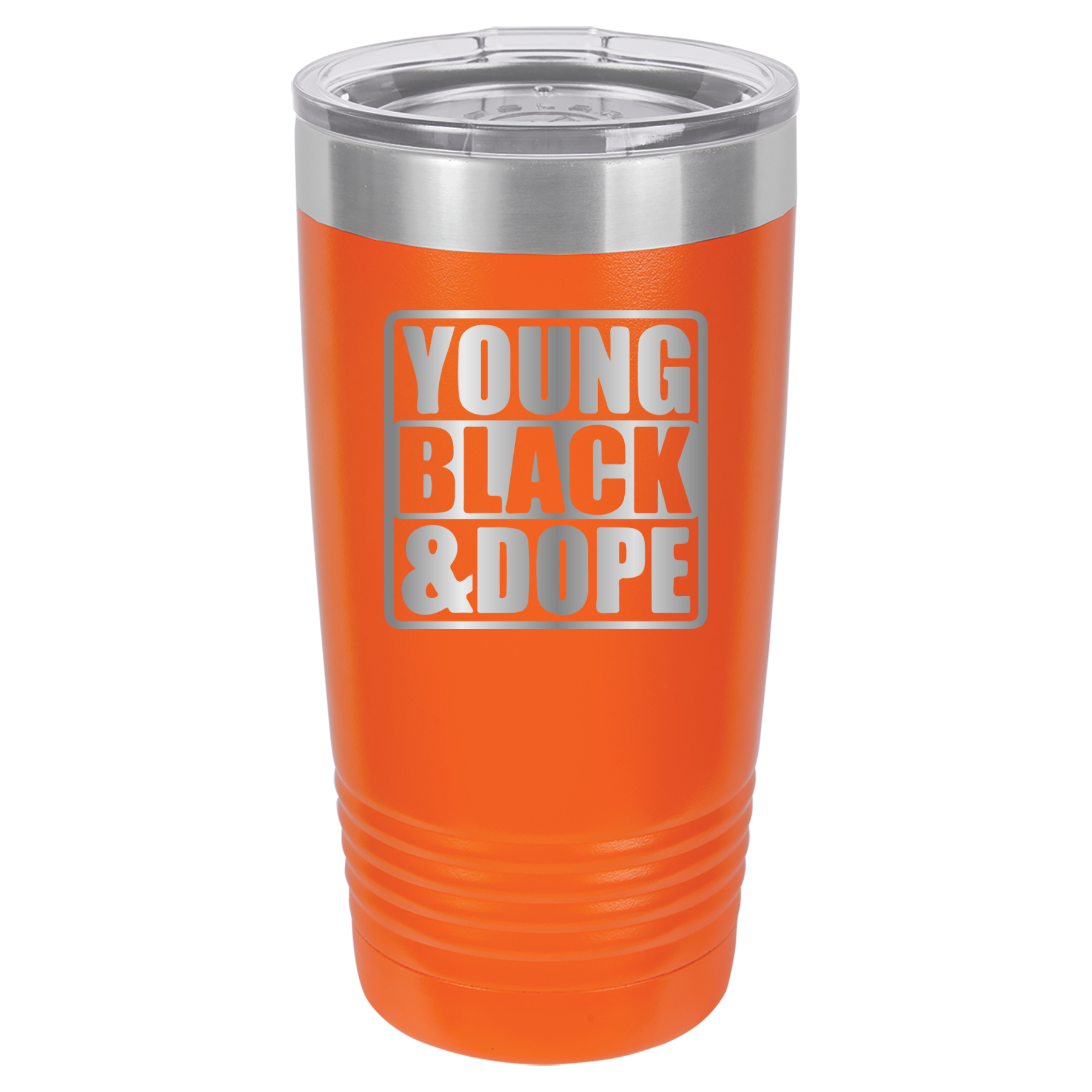 Young, Black, and Dope - 20oz Polar Camel Tumbler - Orange image